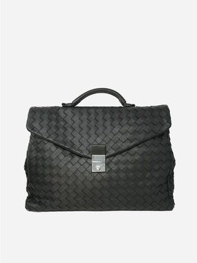 Bottega Veneta Intrecciato Leather Briefcase